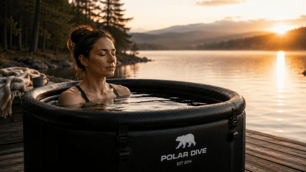Calm person in a Polar Dive