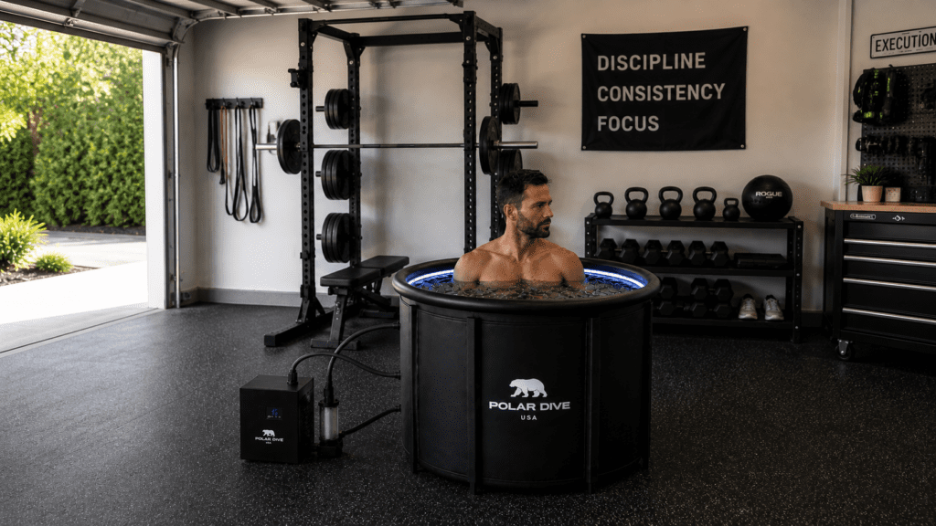 Polar Dive in Garage Gym