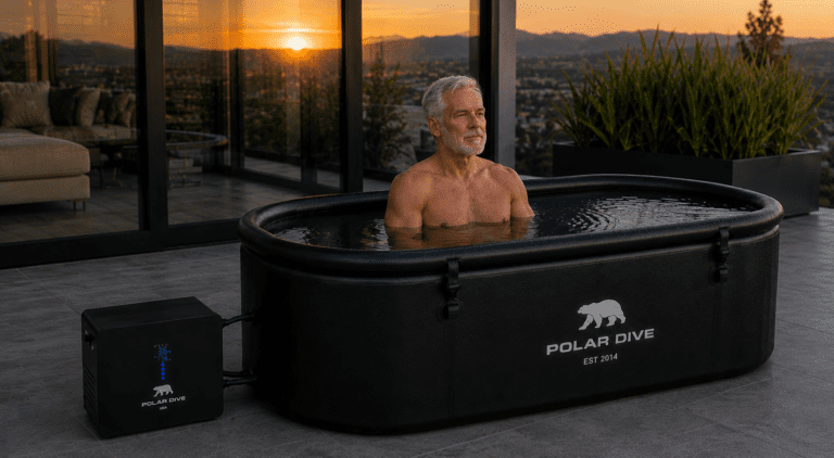Senior Citizen in Polar Dive